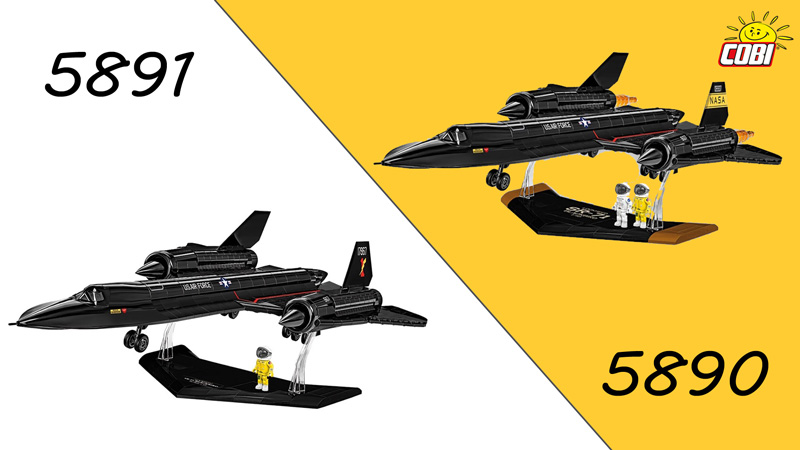 COBI SR-71 Blackbird 5890 5891 Standard und Executive Edition Vergleich Titel