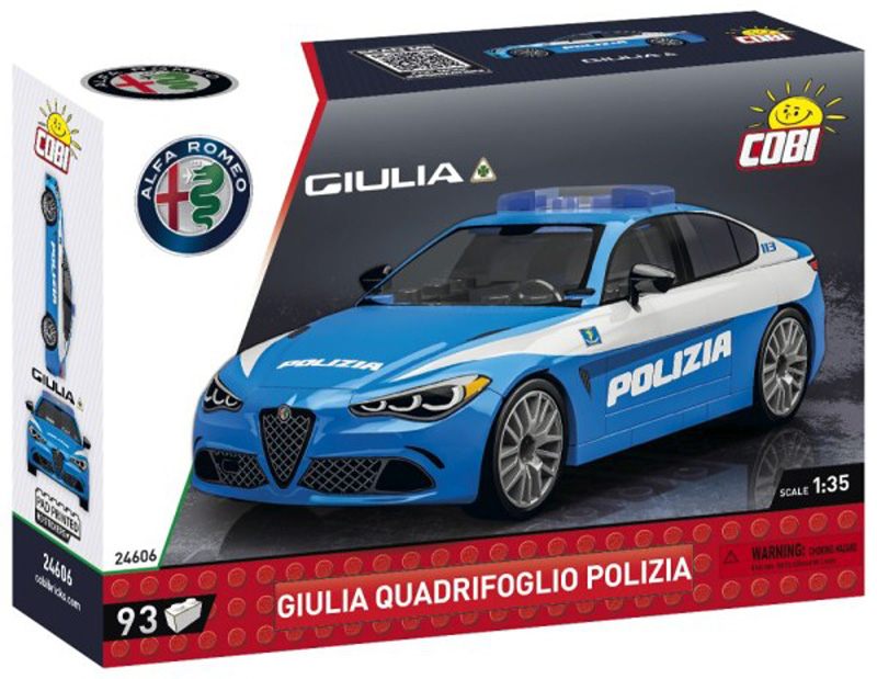 COBi Alfa Romeo Giulia Quadrifoglio Polizei 24606