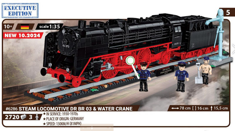 COBI Dr BR 03 Steam Locomotive 6286 Executive Edition