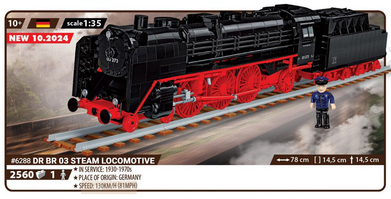 COBI Dr BR 03 Steam Locomotive 6288