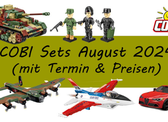 Neue Sets von COBI im August 2024