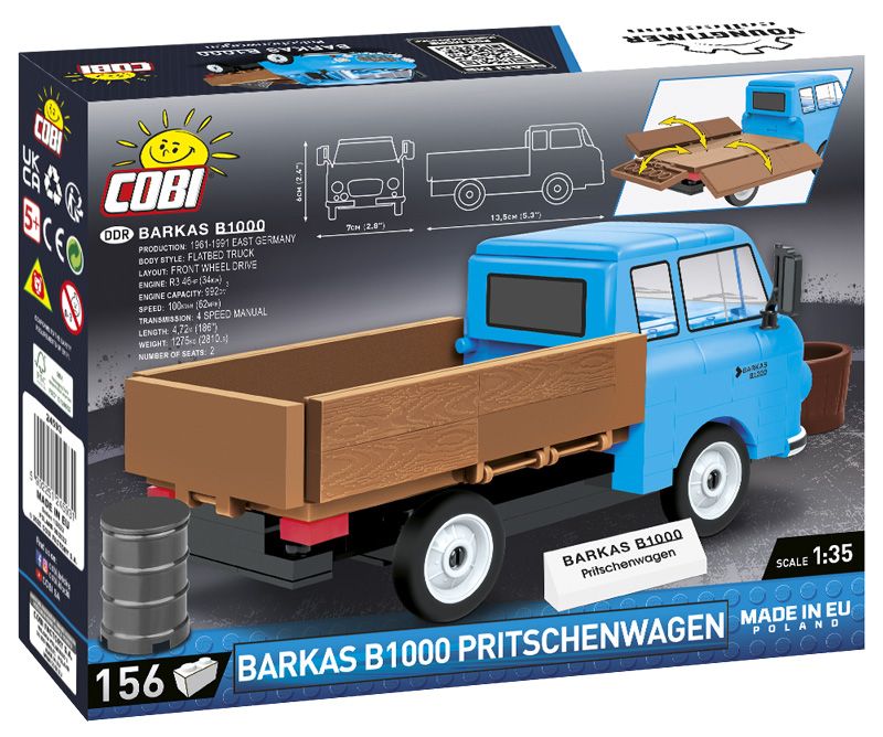 COBI Barkas B1000 Pritschenwagen 24593