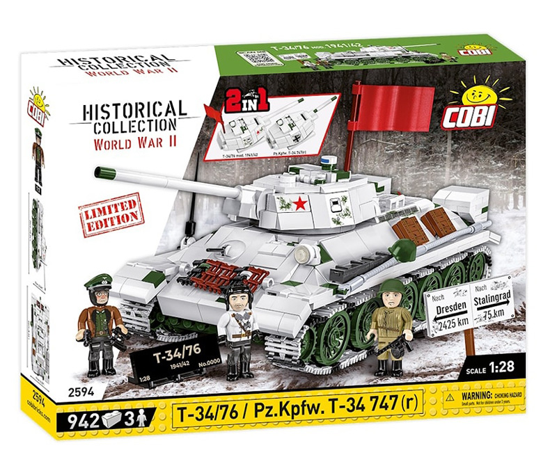 COBI Limited Edition 2594 T-34 747 (r) Box Front