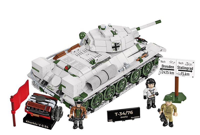 COBI Limited Edition 2594 T-34 747 (r) Set Rückseite