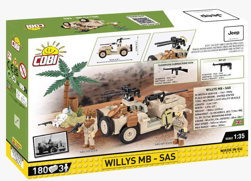 COBI Willys MB SAS 2298 Box