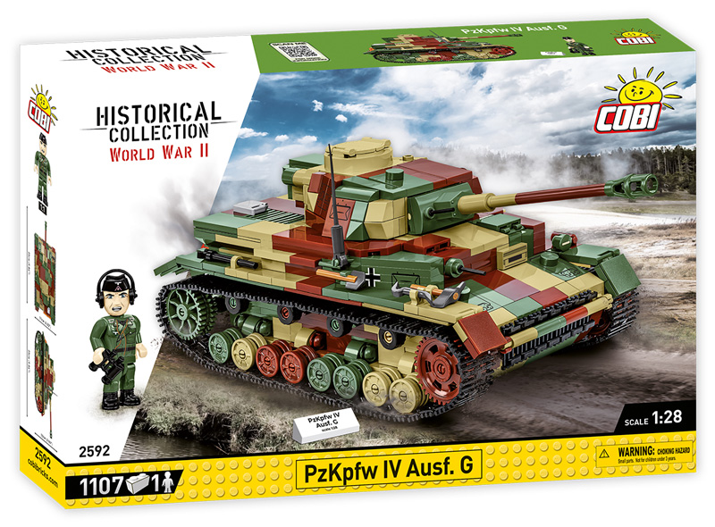 COBI Panzerkampfwagen IV Ausf G 2592 Box