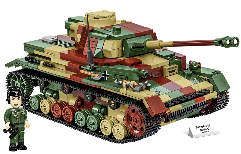 COBI Panzerkampfwagen IV Ausf G 2592 Set komplett