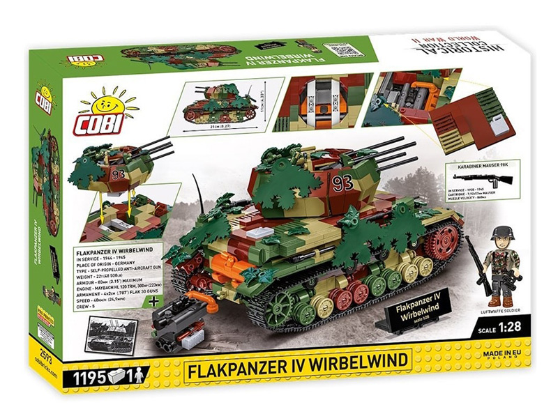 COBI Flakpanzer IV Wirbelwind 2593 Box