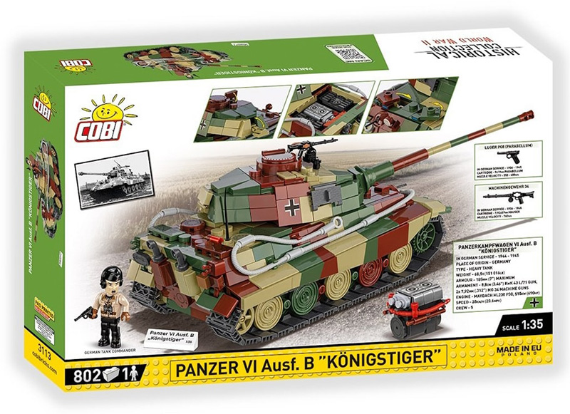 COBI 3113 Panzer VI Ausf. B Königstiger Box