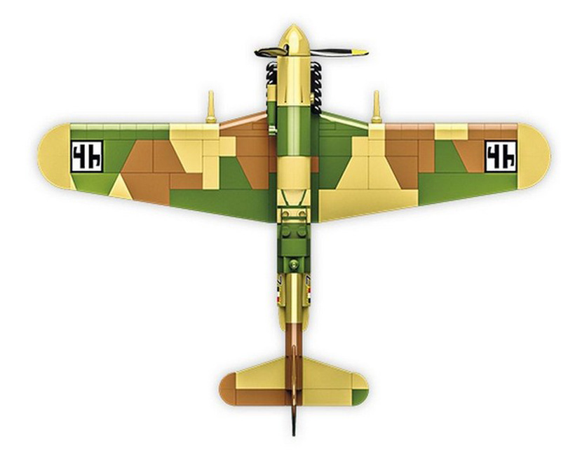 COBI Fiat G.55 Centauro 5867 Draufsicht