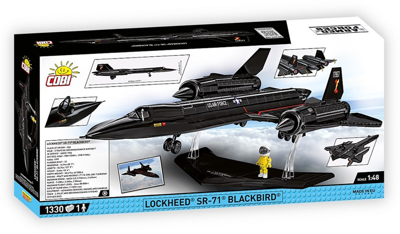 COBI 5891 SR-71 Lockheed Blackbird Standard Box Back