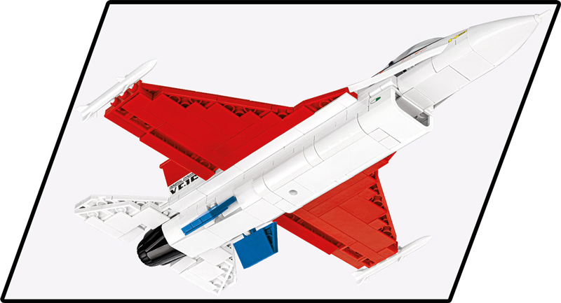 COBI F-16 Fighting Falcon YF-16 First Flight 1974 5892 Detail Unterseite