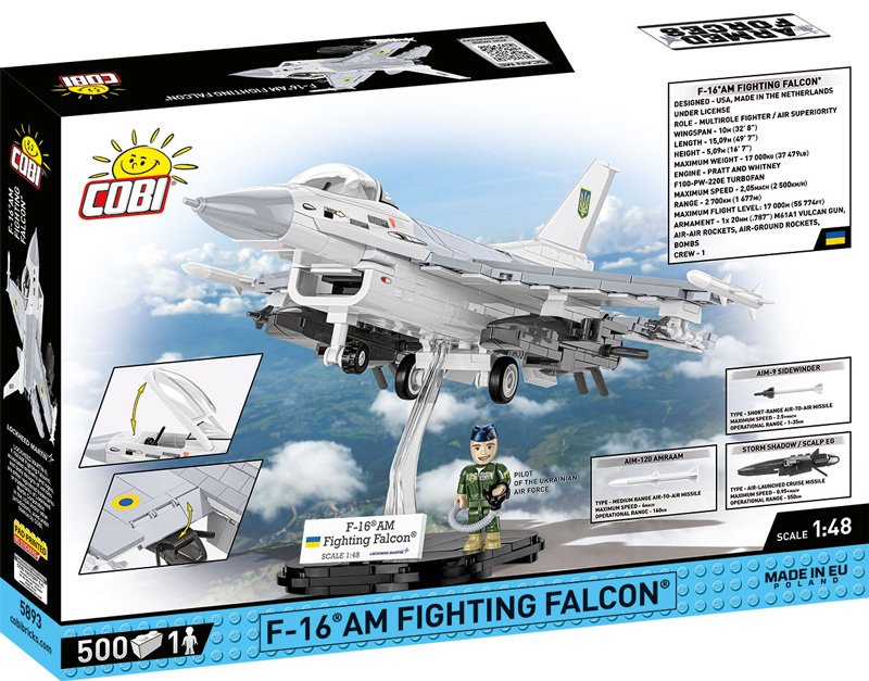 COBI 5893 F-16 Fighting Falcon ukraine Box