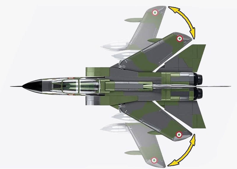 COBI 5894 Panavia Tornado IDS Draufsicht Funktion