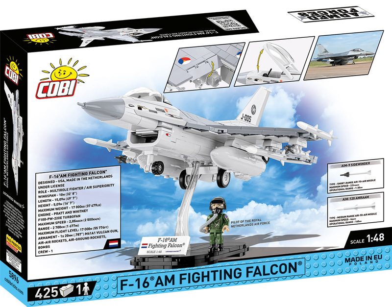 COBI 5896 F-16 Fighting Falcon Niederlande Box