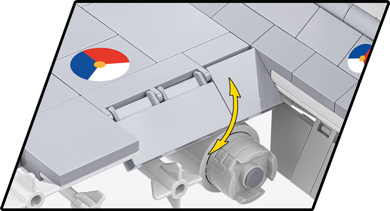 COBI 5896 F-16 Fighting Falcon Niederlande Detail