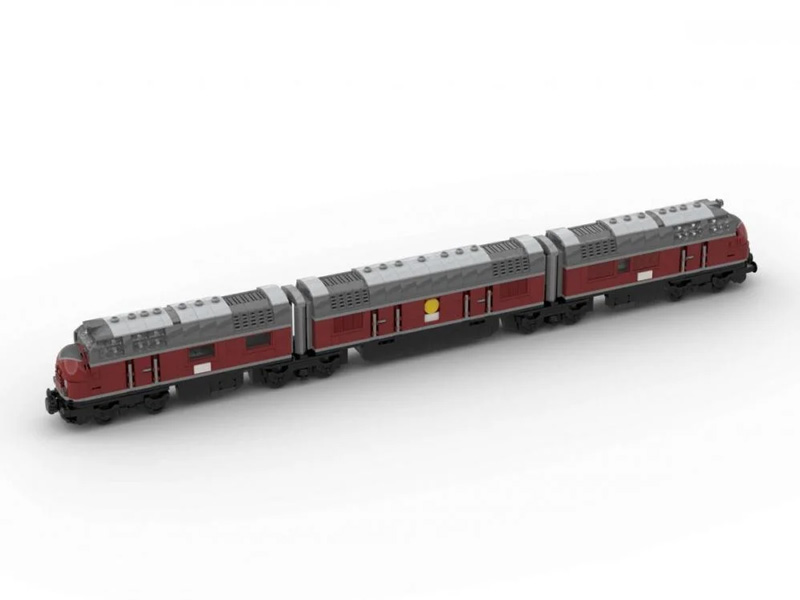 BlueBrixx Brix Eisenbahn Atomlokomotive V600 107781