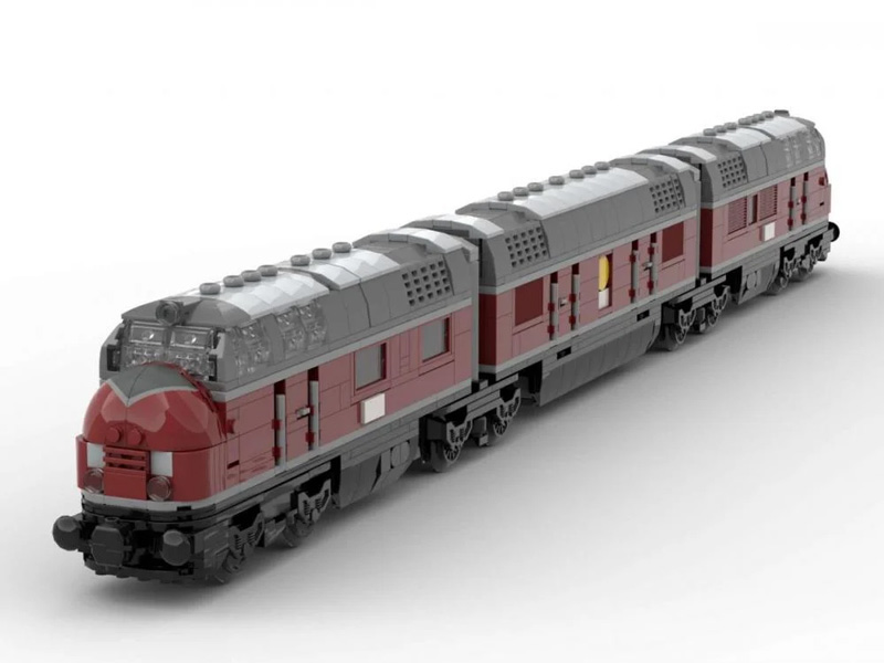 BlueBrixx Brix Eisenbahn Atomlokomotive V600 107781