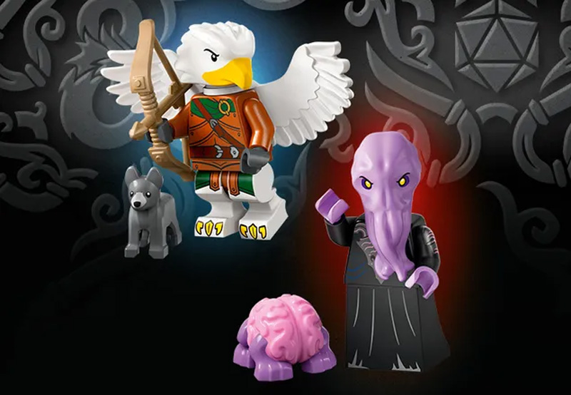 Dungeons & Dragons Minifiguren 71047 Gedankenschinder Aarakocra-Waldläuferin