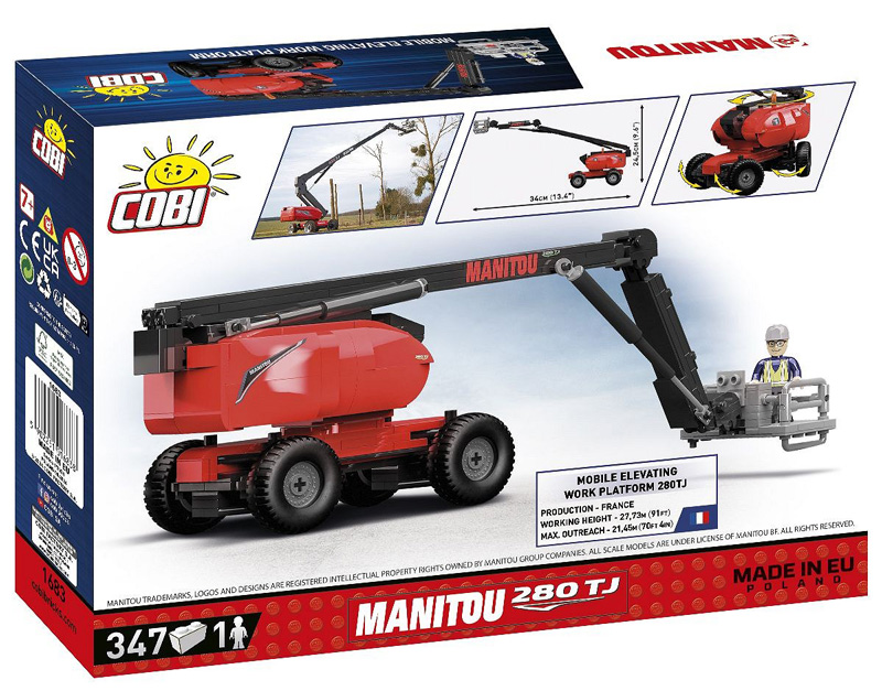 COBI 1683 Manitou 280TJ Box Back