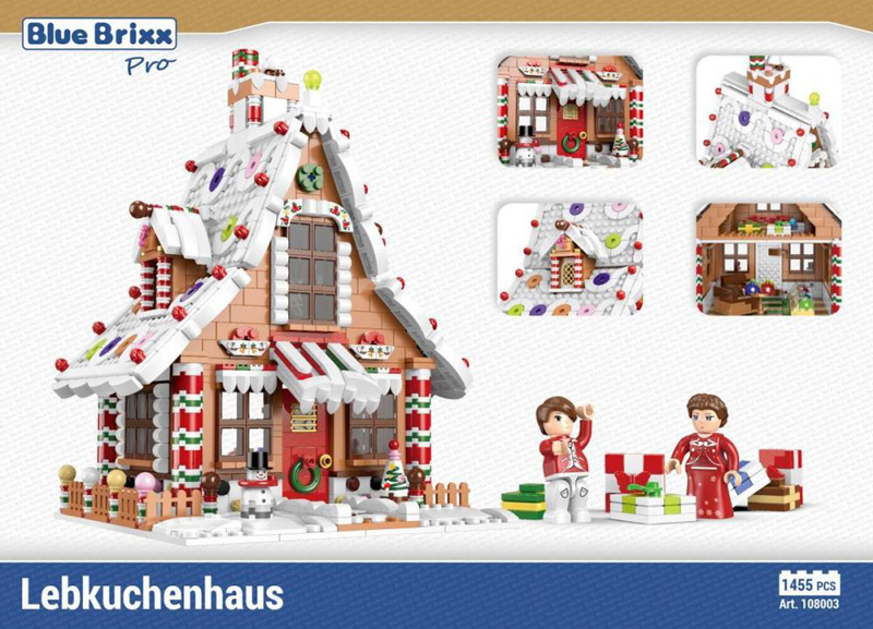 BlueBrixx Lebkuchenhaus 108003 Box