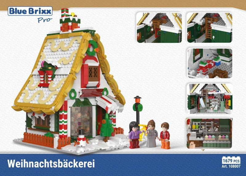 BlueBrixx Weihnachten Weihnachtsbaeckerei 108007 Box