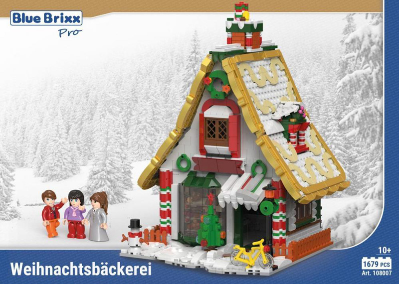 BlueBrixx Weihnachten Weihnachtsbaeckerei 108007 Box