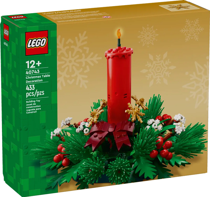 LEGO Weihnachten Christbaumanhänger 40744 Weihnachtsgesteck 40743 Box front