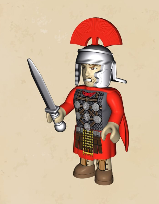 COBI Imperium Romanum Minifigur Centurio