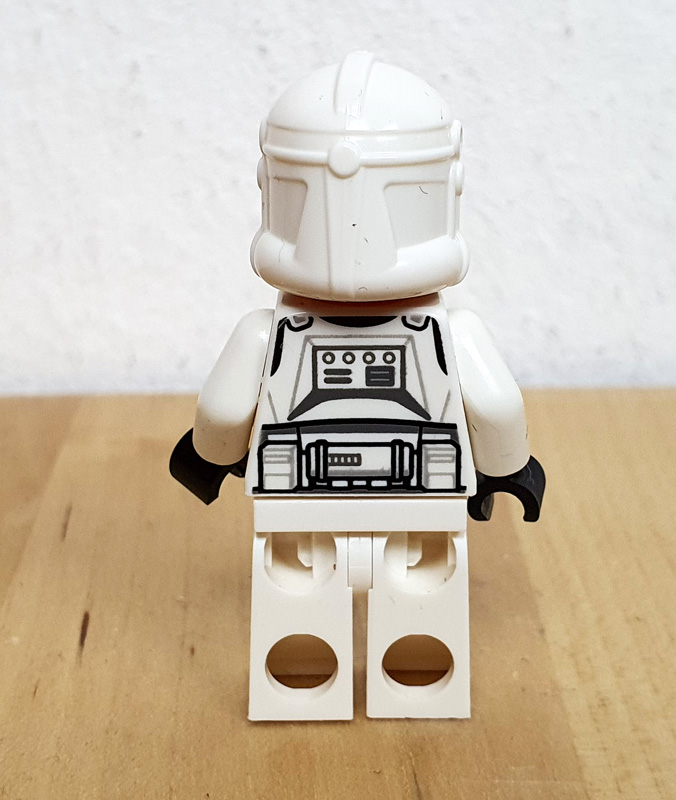 LEGO Star Wars Magazin 112 Clone Trooper Minifigur Rückseite