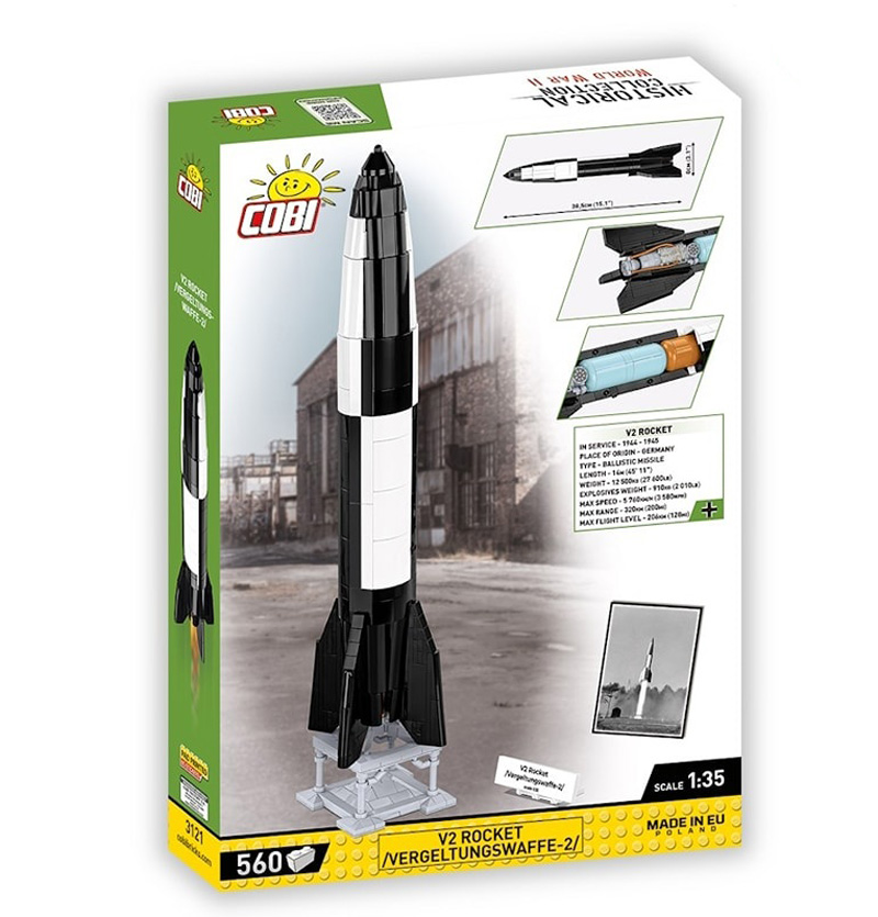 COBI 3121 V2 Rakete Box Back