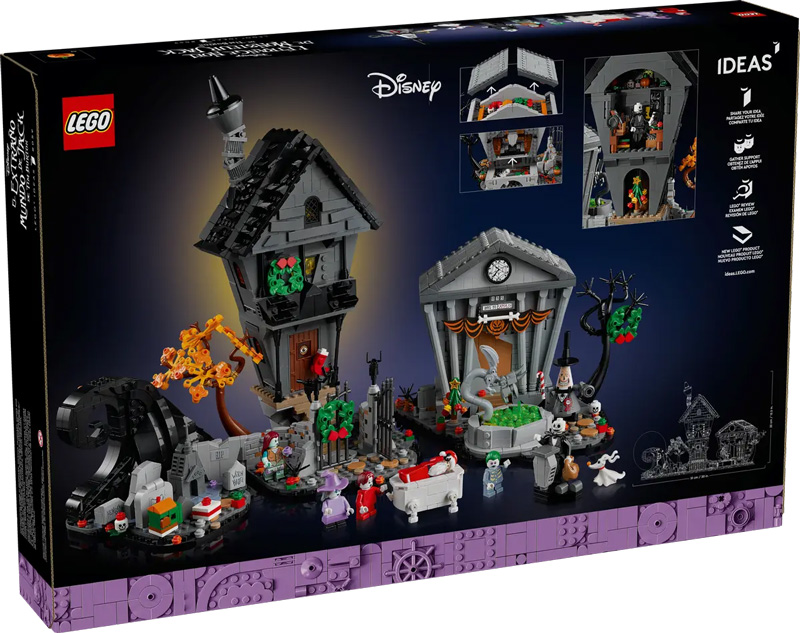 LEGO Nightmare before Christmas 21351 Box Back