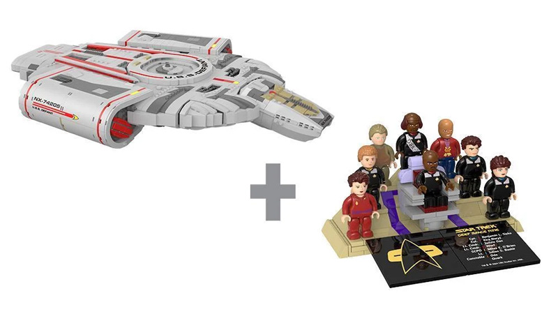 Bluebrixx Star Trek Minifiguren Bundle Defiant 108331