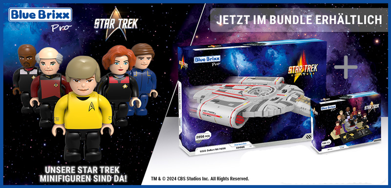 BlueBrixx Star Trek Minifiguren im Bundle verfügbar