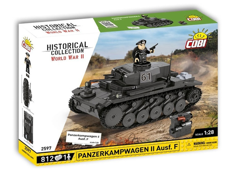 COBI 2597 Panzer II Ausf F Box