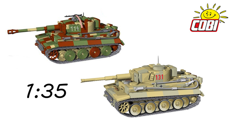 COBI Panzer VI Tiger 3123 3124 Titel