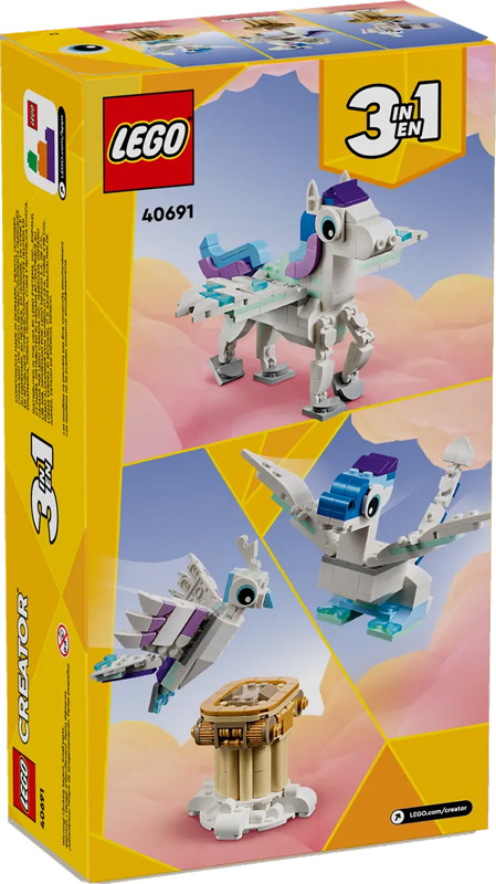 LEGO GWP Pegasus 40691 Box Back