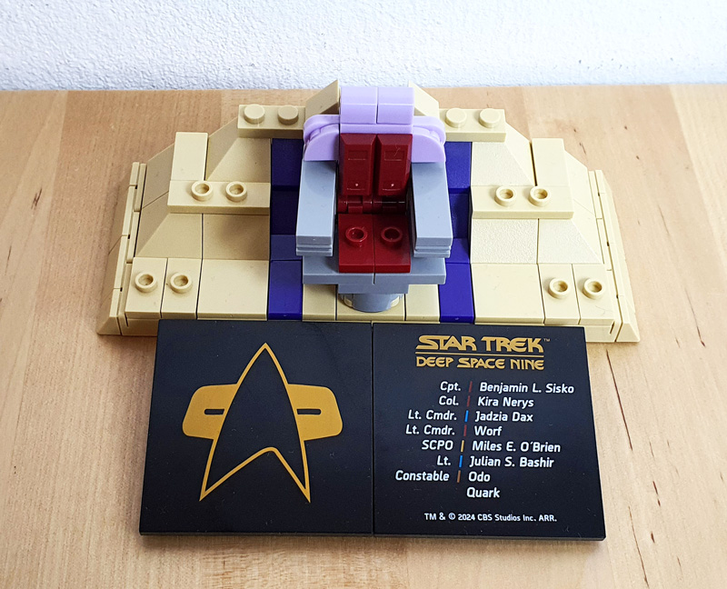 BlueBrixx Star Trek Minifiguren DS9 107724 Display