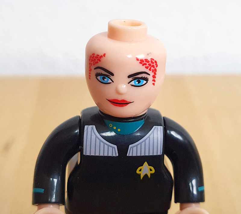 BlueBrixx Star Trek Minifiguren DS9 107724 Jadzia Prints