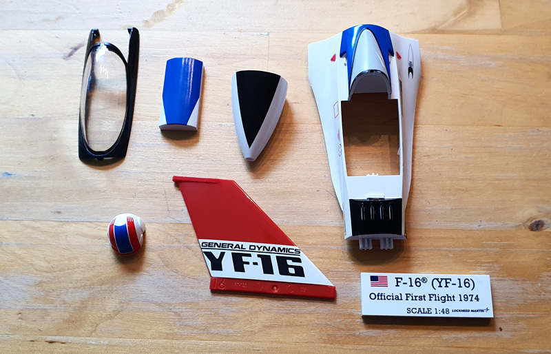 COBI F-16 YF-16 First Flight 1974 5892 Formteile Prints