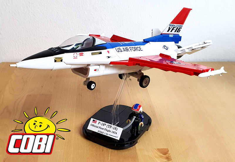 COBI F-16 YF-16 First Flight 1974 5892 Titel