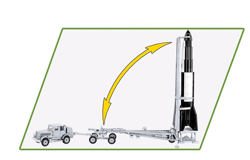 COBI Limited Edition V2 rakete SS100 Transporter 3119 Set Funktion