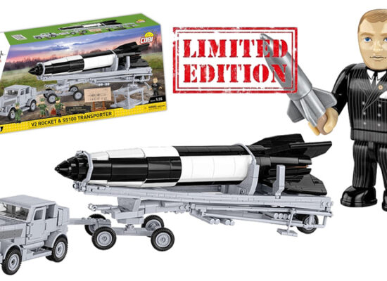 COBI 3119 Limited Edition V2 Rakete mit Meillerwagen und Hanomag SS100 offiziell vorgestellt