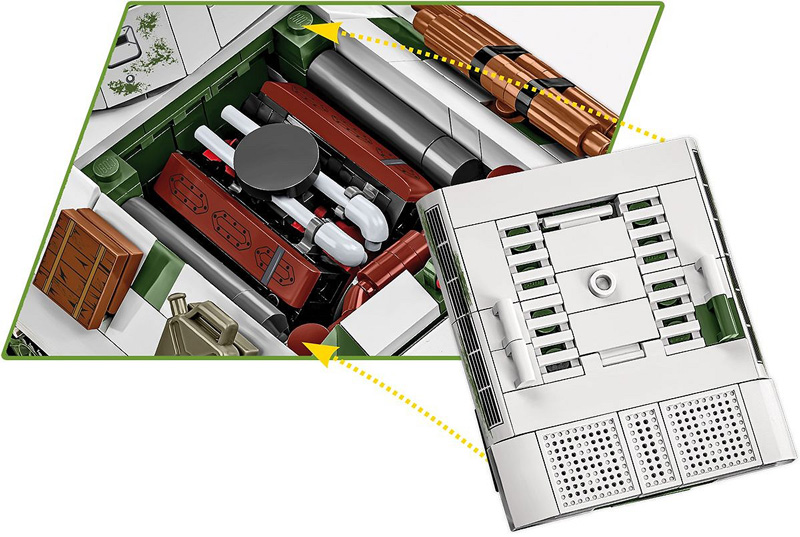 COBI 2595 T-34-76 mod 1941/42 Detail Motor