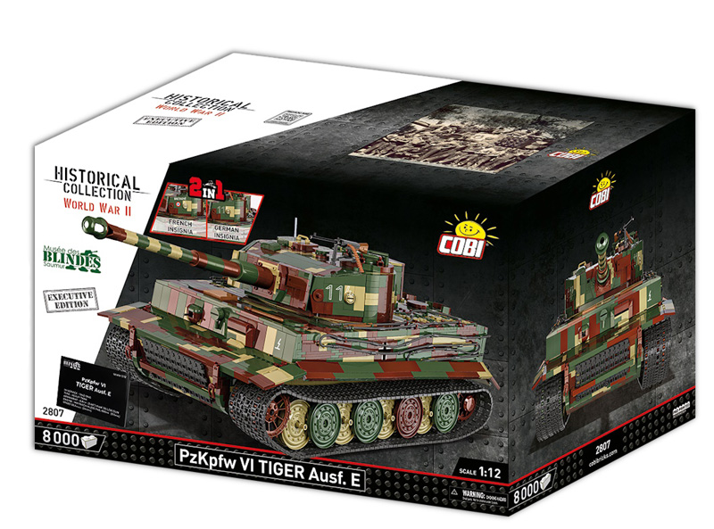 COBI 2807 Panzer VI Tiger Ausf. E 1:12 Box Front