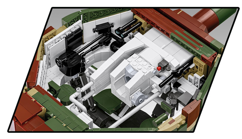 COBI 2807 Panzer VI Tiger Ausf. E 1:12 Innenleben
