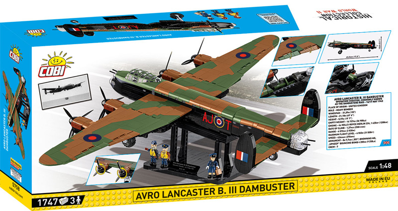 COBI 5758 Avro Lancaster Dambuster Executive Edition Box Back