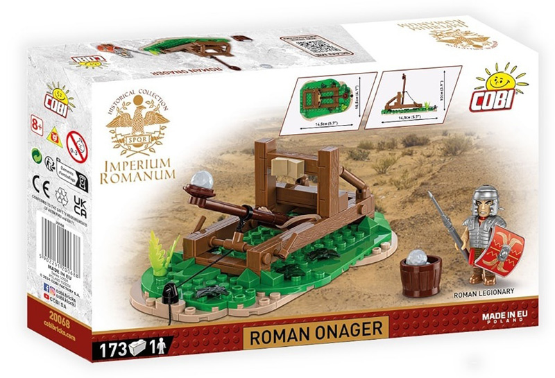 COBI Imperium Romanum Roman Onager 20068 Box Back