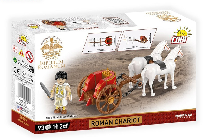 COBi Imperium Romanum 20069 Roman Chariot Box Back