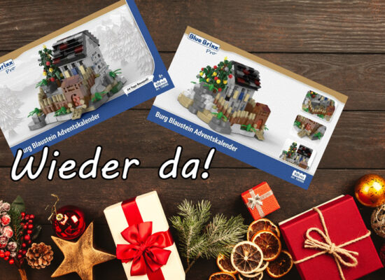 Bluebrixx Burg Blaustein Adventskalender - Nachproduktion 2024 erhältlich